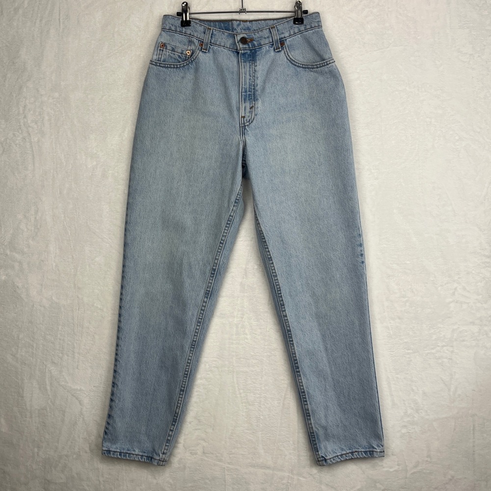 Levi's Vintage 90s 550 Jeans Womens‎ 10 Reg S Blue USA Relaxed Tapered High Rise